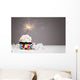 Birthday Sparkler Cupcake Wall Decal
