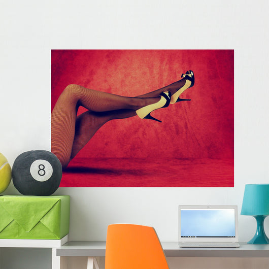 Seductive legs Wall Decal