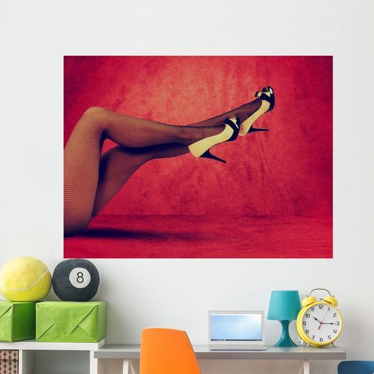 Seductive legs Wall Decal