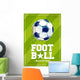 Grunge Football Poster Wall Decal
