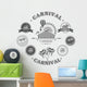 Carnival vintage badges Wall Decal