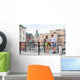 Urban people lifestyle - young couple in Stockholm Wall Decal