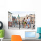 Urban people lifestyle - young couple in Stockholm Wall Decal