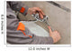 Plumber hands fixing water  tap with spanner, faucet and tool Wall Decal