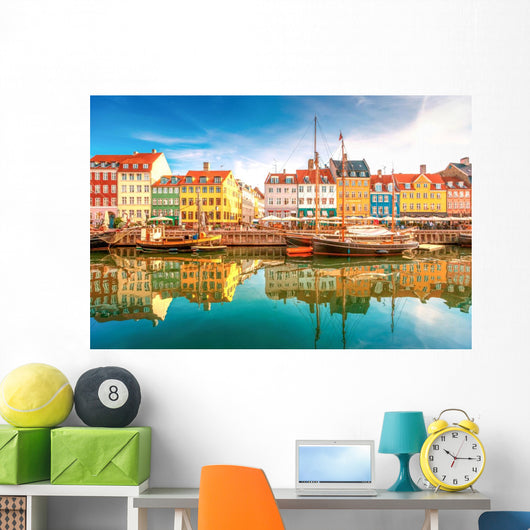 Nyhavn Kopenhagen Wall Decal