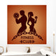Fitness logo Wall Decal