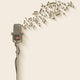 background with retro microphone Wall Decal