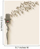 background with retro microphone Wall Decal