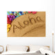 Aloha beach writing Wall Decal