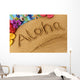 Aloha beach writing Wall Decal