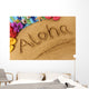 Aloha beach writing Wall Decal