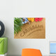 Caribbean beach Wall Decal