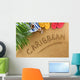Caribbean beach Wall Decal