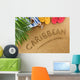 Caribbean beach Wall Decal