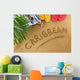 Caribbean beach Wall Decal