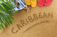 Caribbean beach Wall Decal
