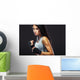 woman boxer portrait Wall Decal