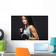 woman boxer portrait Wall Decal