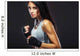 woman boxer portrait Wall Decal