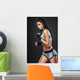 woman boxer portrait Wall Decal