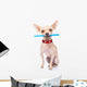 Toothbrush Dog Wall Decal