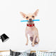 Toothbrush Dog Wall Decal