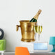 Bottle Champagne Ice Bucket Wall Decal