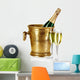 Bottle Champagne Ice Bucket Wall Decal