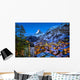 Aerial View on Zermatt Valley and Matterhorn Peak at Dawn, Switz Wall Decal