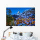 Aerial View on Zermatt Valley and Matterhorn Peak at Dawn, Switz Wall Decal