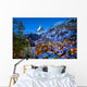 Aerial View on Zermatt Valley and Matterhorn Peak at Dawn, Switz Wall Decal