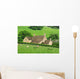 Farmhouse in English countryside of Cotswolds Wall Decal
