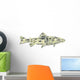 Gone fishing Word cloud Wall Decal