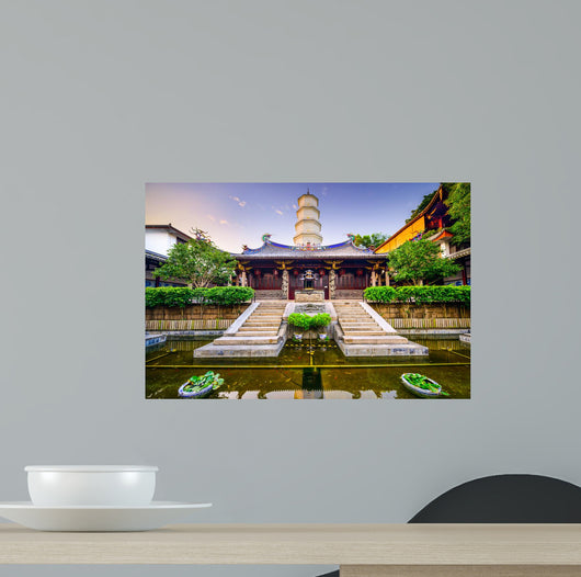 White Pagoda Temple In Fuzhou, China Wall Decal