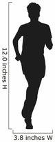 Young running man Wall Decal