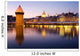 Chapel bridge at night in Lucerne, Switzerland Wall Decal