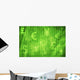 Global Currencies Abstract Background Wall Decal