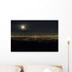 Las Vegas Full Moon Skyline Wall Decal