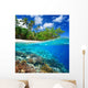 Coral reef in tropical sea. Wall Decal