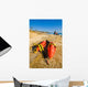 Lifeguard rescue cans (buoys), San Diego beach Wall Decal