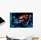 Band performs on stage Wall Decal
