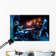Band performs on stage Wall Decal