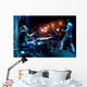 Band performs on stage Wall Decal