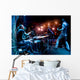 Band performs on stage Wall Decal