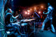 Band performs on stage Wall Decal