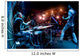 Band performs on stage Wall Decal