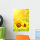 Bright Yellow Sunflowers Wall Decal