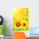 Bright Yellow Sunflowers Wall Decal
