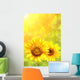 Bright Yellow Sunflowers Wall Decal