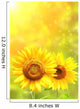 Bright Yellow Sunflowers Wall Decal